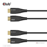Club 3D Actieve optische HDMI kabel Zwart, 100 meter