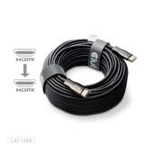 Club 3D HDMI Hybrid AOC Cable 8K60Hz/4K120Hz, 100 m kabel Zwart