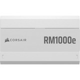 Corsair RM1000e (2025) White, 1000 Watt voeding  Wit, 2x 12VHPWR, 2x PCIe, Kabel-Management