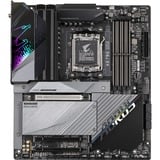 GIGABYTE X670E AORUS MASTER socket AM5 moederbord Grijs/zwart, RAID, 2.5Gb-LAN, WLAN, BT, Sound, E-ATX