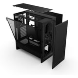 NZXT H5 Flow v2 midi tower behuizing Zwart | 1x USB-A | 1x USB-C | Tempered Glass