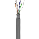 goobay Cat.5e netwerkkabel Grijs, 100 meter, SF/UTP, RJ-45, Kabelrol