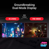 ASUS ROG Swift PG32UCWM 31.5" 4K Ultra HD gaming monitor Zwart, 1x DisplayPort, 2x HDMI, 1x USB-C, 240 Hz / 480 Hz