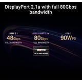 ASUS ROG Swift PG32UCWM 31.5" 4K Ultra HD gaming monitor Zwart, 1x DisplayPort, 2x HDMI, 1x USB-C, 240 Hz / 480 Hz