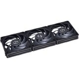 Lian Li UNI FAN P28 Triple Black case fan Zwart, Incl. controller, 4-pins PWM fan-connector