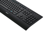 Logitech K280e toetsenbord Zwart, EU lay-out (QWERTY), Rubberdome