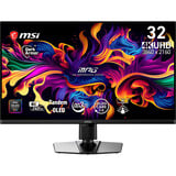 MSI MPG 322UR QD-OLED X24 31.5" 4K Ultra HD gaming monitor Zwart, 1x DisplayPort, 2x HDMI, 1x USB-C, 240 Hz