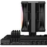NZXT T120 RGB CPU-koeler Zwart, RGB leds, 4-pins PWM fan-connector