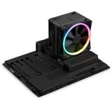 NZXT T120 RGB cpu-koeler Zwart, RGB leds, 4-pins PWM fan-connector