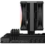 NZXT T120 RGB cpu-koeler Zwart, RGB leds, 4-pins PWM fan-connector