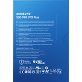 SAMSUNG 990 EVO Plus, 2 TB SSD MZ-V9S2T0BW, PCIe 4.0 x4 / 5.0 x2, NVMe 2.0, M.2 2280