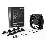 be quiet! Silent Wings 4 PWM high-speed 120x120x25 case fan Zwart, 4-pin PWM fan-connector