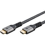 goobay Plus Ultra High-Speed HDMI-kabel Grijs, 0,5 meter