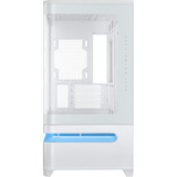 ASUS PRIME AP202 TG ARGB midi tower behuizing Wit | 2x USB-A | 1x USB-C | RGB | Tempered Glass