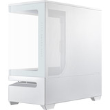 ASUS PRIME AP202 TG ARGB midi tower behuizing Wit | 2x USB-A | 1x USB-C | RGB | Tempered Glass