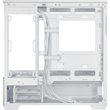 ASUS PRIME AP202 TG ARGB midi tower behuizing Wit | 2x USB-A | 1x USB-C | RGB | Tempered Glass