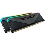 Corsair 16 GB DDR4-3200 Kit werkgeheugen Zwart, CMN16GX4M2Z3200C16, Vengeance RGB RT, XMP 2.0