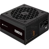 Corsair RM650, 650 Watt voeding  Zwart, 4x PCIe, kabelmanagement