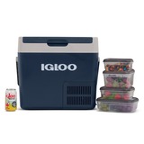 Igloo ICF18 AC/DC met compressor koelbox Blauw, 19 liter