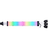 Lian Li Strimer Plus V2 168-8 - 3x 8-pin > 12V 12+4-pin GPU verlengkabel 0,35 meter, RGB leds