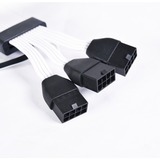 Lian Li Strimer Plus V2 168-8 - 3x 8-pin > 12V 12+4-pin GPU verlengkabel 0,35 meter, RGB leds