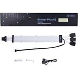 Lian Li Strimer Plus V2 168-8 - 3x 8-pin > 12V 12+4-pin GPU verlengkabel 0,35 meter, RGB leds