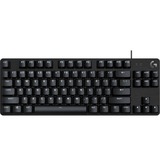 Logitech G413 TKL SE mechanisch gaming toetsenbord Zwart, BE lay-out (AZERTY), 80% (TKL)	, Witte leds
