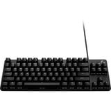 Logitech G413 TKL SE mechanisch gaming toetsenbord Zwart, BE lay-out (AZERTY), 80% (TKL)	, Witte leds