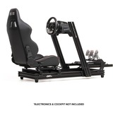 Next Level Racing GTElite Lite - Wheel Plate Edition racing simulator Zwart