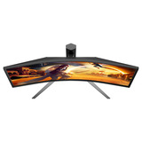 AOC CU34G4ZCA 34" Curved UltraWide gaming monitor Zwart/rood, HDMI, Displayport, USB-C, 250 Hz