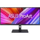 ASUS ProArt PA348CGV 34" UltraWide monitor Zwart, 2x HDMI, 1x DisplayPort, 4x USB-A, 1x USB-C