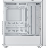 Corsair 3200D RS White midi tower behuizing Wit | 1x USB-A | 1x USB-C | Tempered Glass