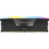 Corsair Vengeance RGB 32 GB DDR5-6000 (2x 16 GB) werkgeheugen Grijs, CMH32GX5M2B6000Z38, XMP, EXPO