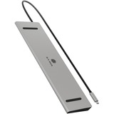 ICY BOX 11-in-1 docking station IB-DK2106a-CPD Zilver