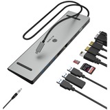 ICY BOX 11-in-1 docking station IB-DK2106a-CPD Zilver