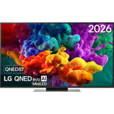 LG QNED87 evo AI (55QNED87B6A) 55" 4K Ultra HD tv Zwart, 4x HDMI, 2x USB, Optisch, Bluetooth, LAN, WLAN, CI+, HDR10, Dolby Vision
