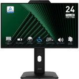 MSI PRO MP242PMG 23.8" monitor Zwart, HDMI, DisplayPort, VGA, 2x USB-A, USB-B, 120 Hz