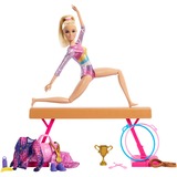 Mattel Turnen speelset met blonde modepop en evenwichtsbalk 