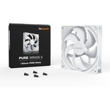 be quiet! Pure Wings 3 PWM case fan Wit, 140 x 140 x 25 mm