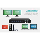 i-tec USB-C KVM Dock PRO dockingstation Zwart