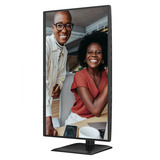 AOC 27E4CV 27" monitor Zwart, HDMI, DisplayPort, 4x USB-A, USB-B, USB-C, RJ-45