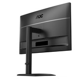 AOC 27E4CV 27" monitor Zwart, HDMI, DisplayPort, 4x USB-A, USB-B, USB-C, RJ-45
