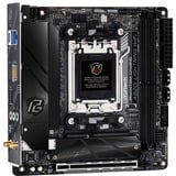 ASRock A620I Lightning WiFi socket AM5 moederbord Zwart, RAID, 2.5 Gb-LAN, WLAN, BT, Sound, Mini-ITX