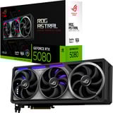 ASUS GeForce RTX 5080 ROG ASTRAL GAMING grafische kaart DLSS 4, 3x DisplayPort, 2x HDMI 2.1