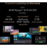 ASUS ProArt P16 (H7606GP-SR010X) 16"  Copilot+ laptop Zwart | Ryzen AI 9 465 | RTX 5070 | 32 GB | 1 TB SSD