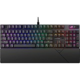 ASUS ROG Strix Scope II NX, gaming toetsenbord Zwart, US lay-out, ROG NX Snow, PBT-keycaps