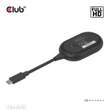 Club 3D Wireless USB-C to HDMI Transmitter and Receiver adapter Zwart