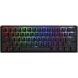 Ducky One 3 Mini RGB mechanisch gaming toetsenbord Zwart, BE lay-out (AZERTY), Cherry MX RGB Red, 60%