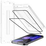 Just in Case iPhone 16 Pro Max - Tempered glass screenprotector Transparant, 2 stuks + applicator