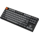 Keychron K8 Max-J1Z RGB mechanisch toetsenbord Zwart, BE lay-out (AZERTY), Keychron Super Red, 80% (TKL)	, Hot-swappable, Bluetooth, 2.4GHz